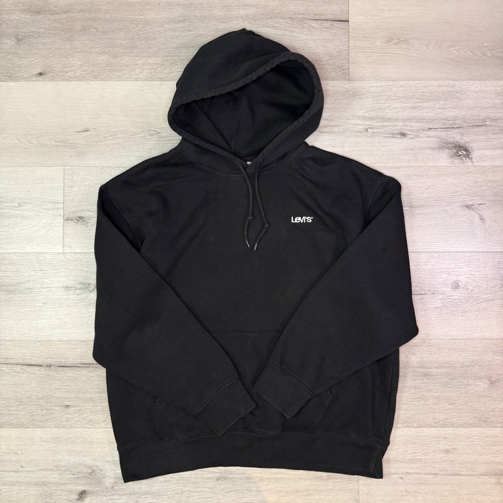Levi's Relaxed Fit Hoodie - Men's - L - Black